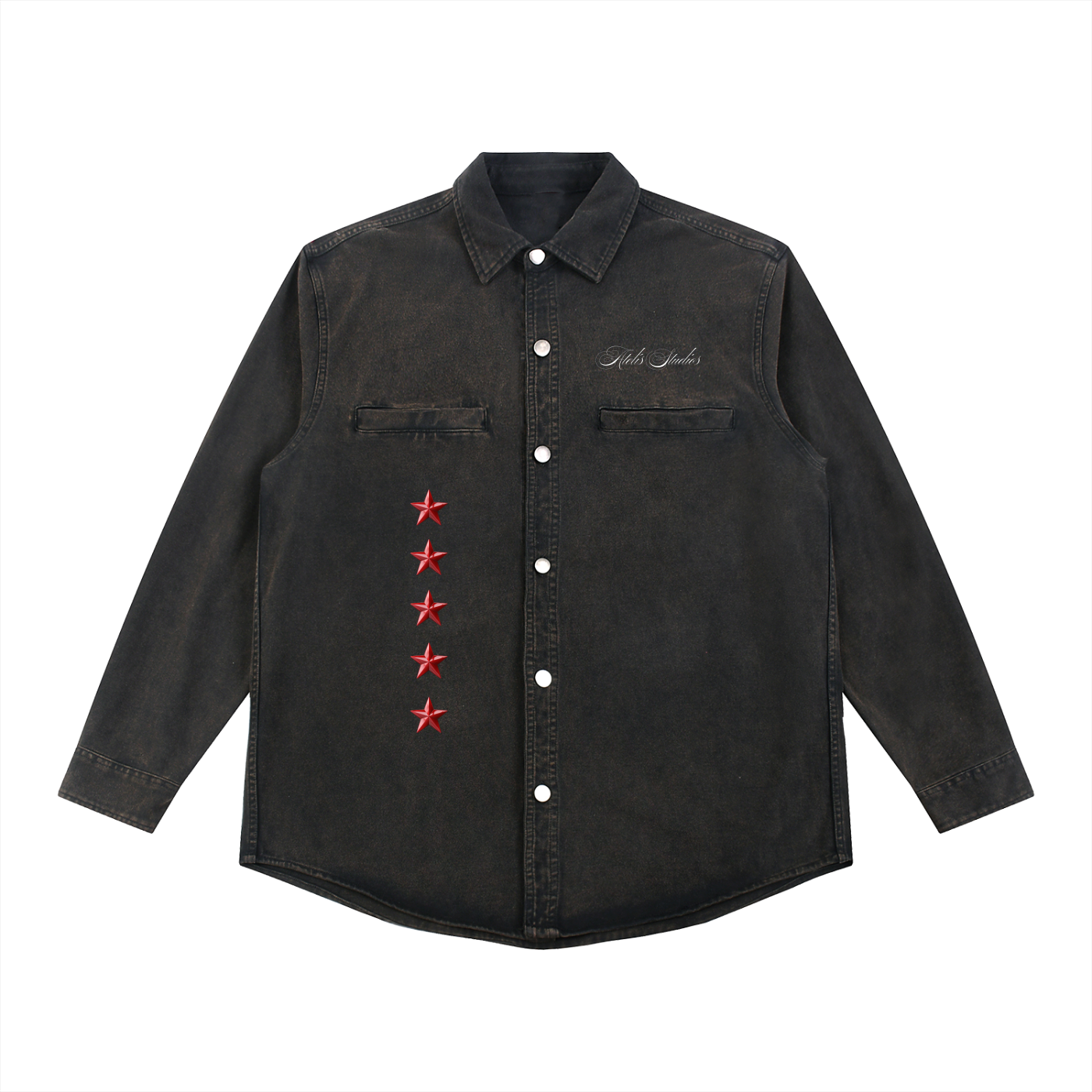 ATELÍS VINTAGE WASHED DENIM JACKET