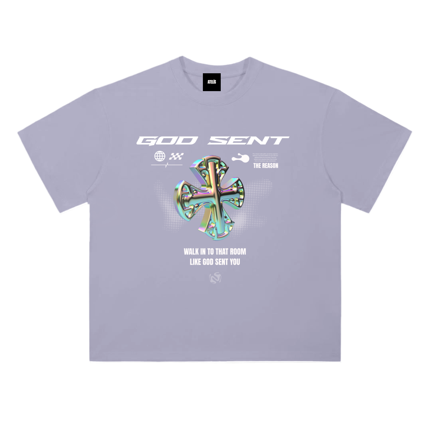 GODSENT™ HEAVYWEIGHT DROP SHOULDER TEE