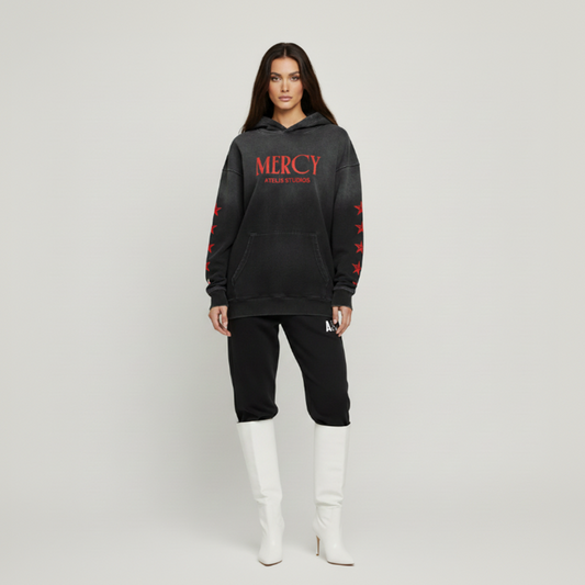 MERCY™ Crimson Sunfade Hoodie