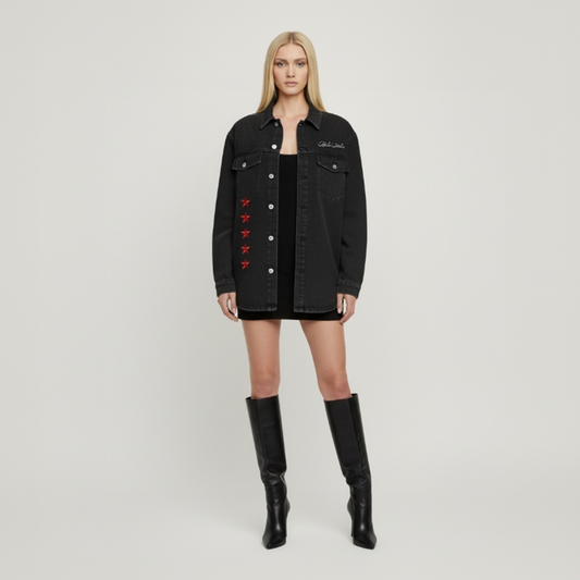 ATELÍS VINTAGE WASHED DENIM JACKET