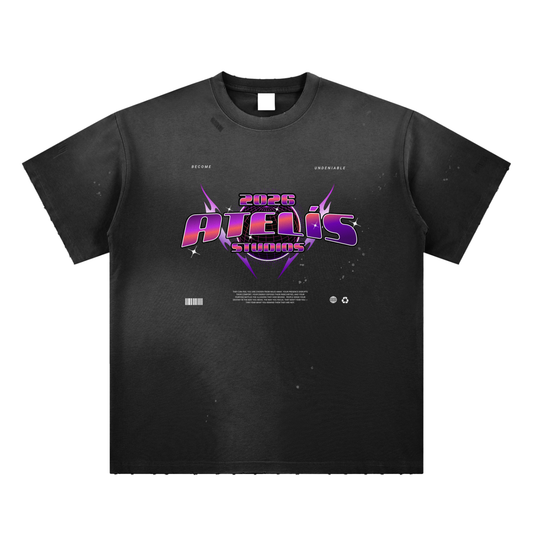 ATELÍS™ “ENERGY” Sunfade Fray Tee