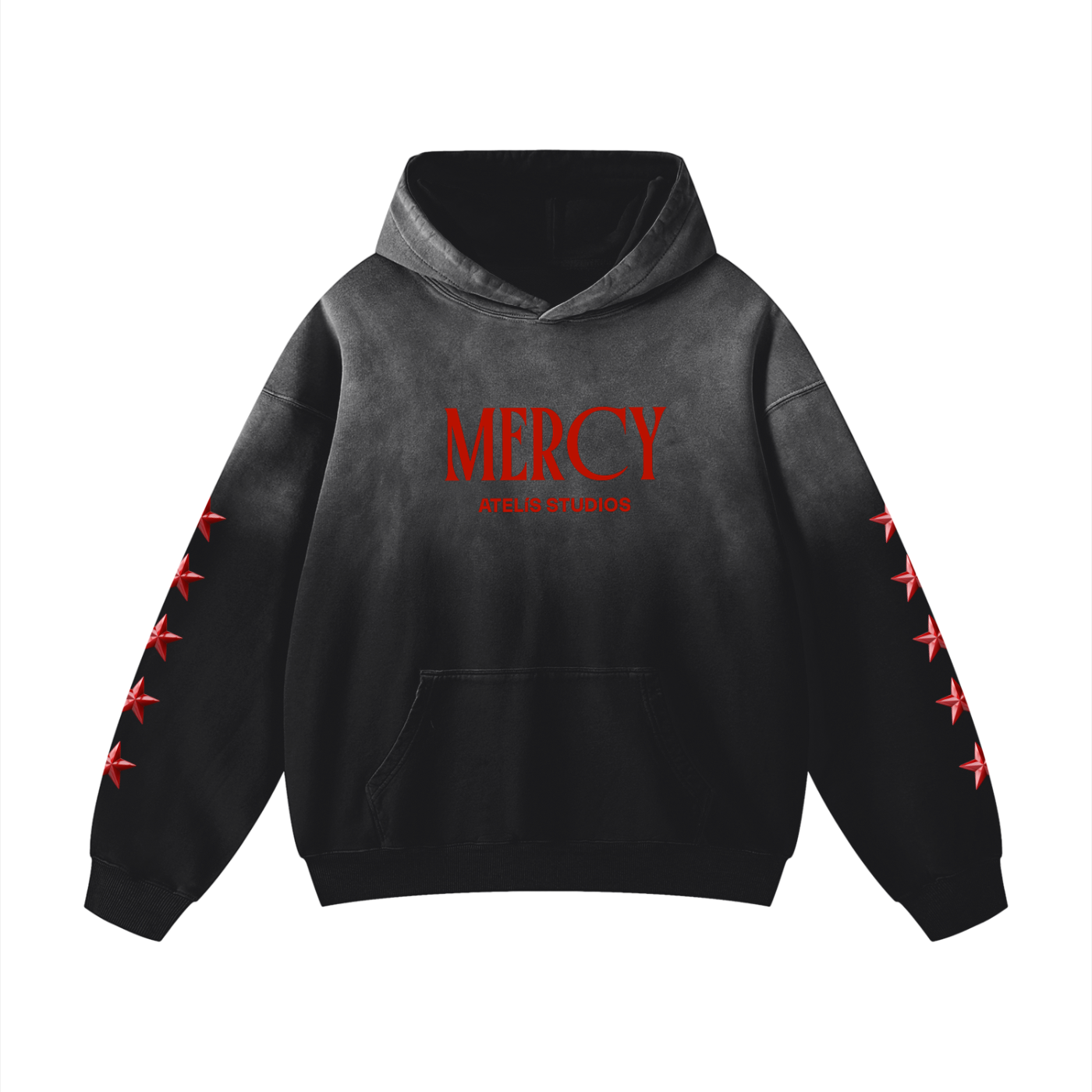 MERCY™ Crimson Sunfade Hoodie