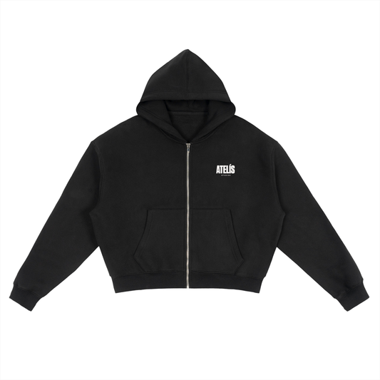 The Vanta Zip™ Unisex Boxy Hoodie