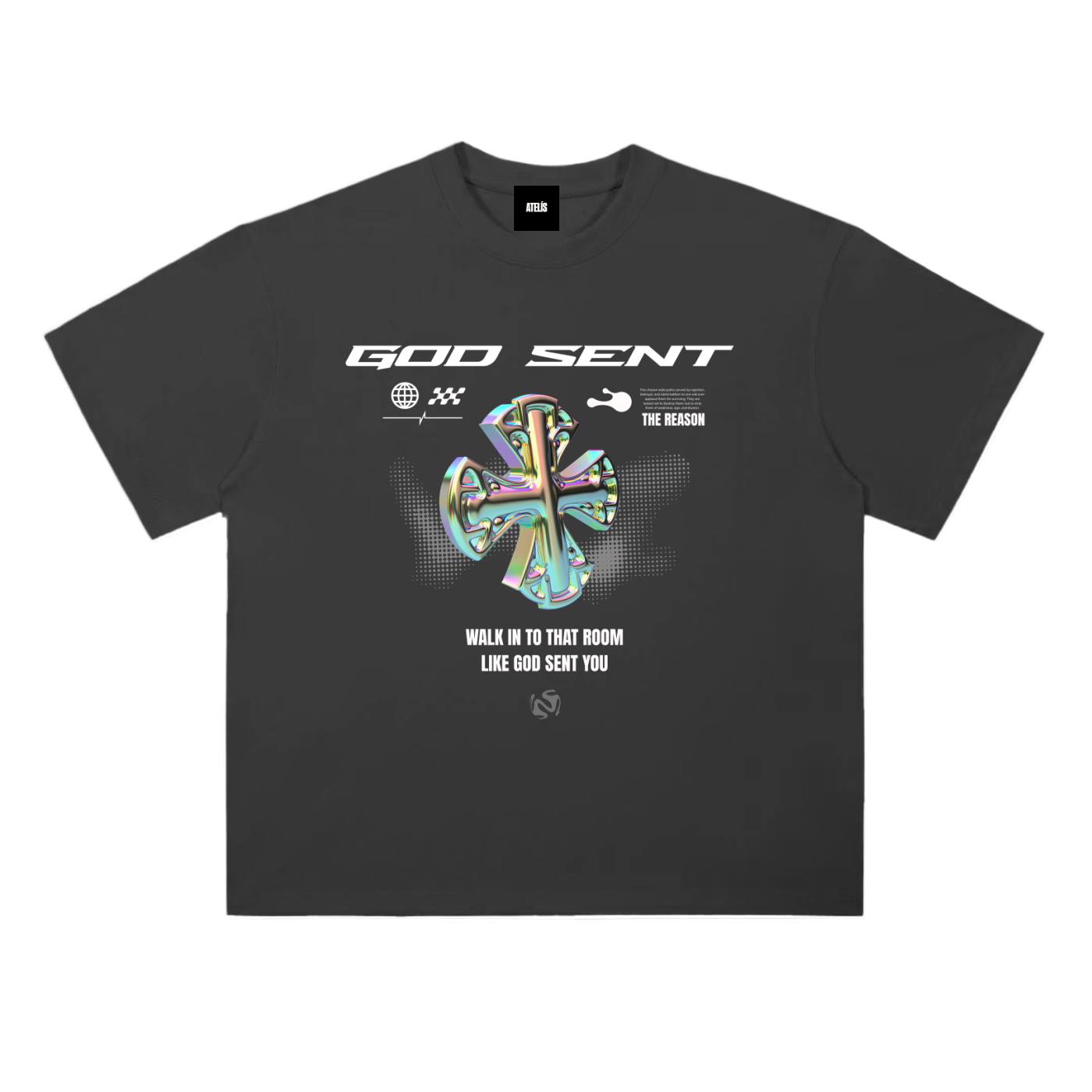 GODSENT™ HEAVYWEIGHT DROP SHOULDER TEE